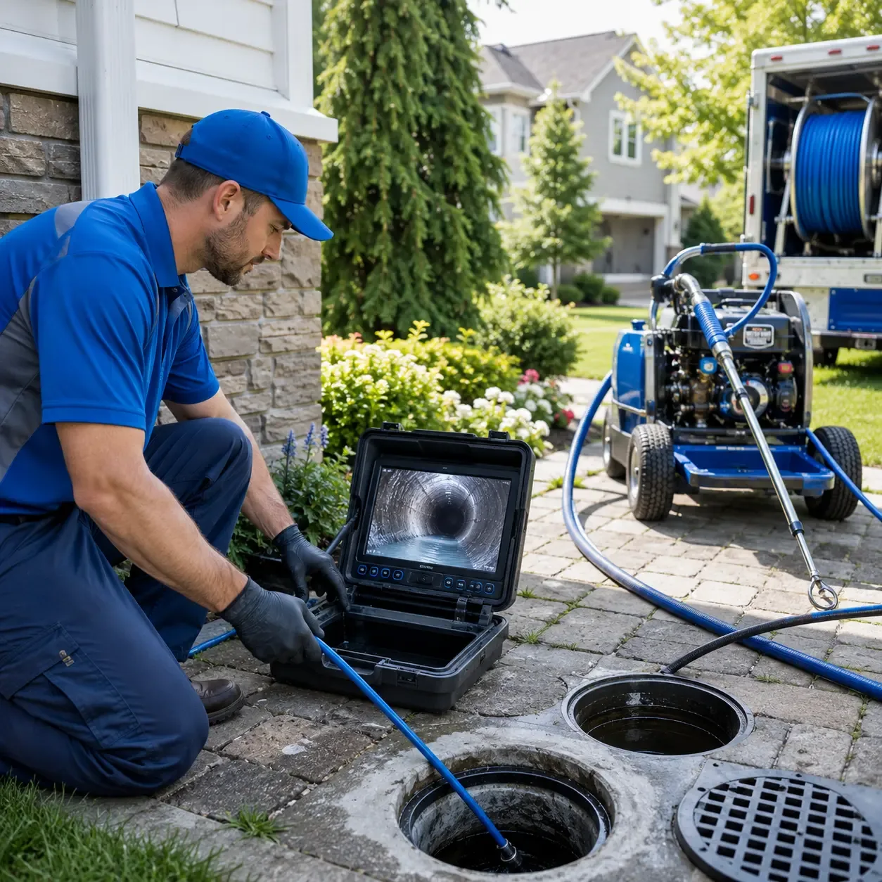 Outdoor drain cleaning professionals serving South West City, MO